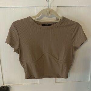 Forever 21 ribbed underwire style top size M